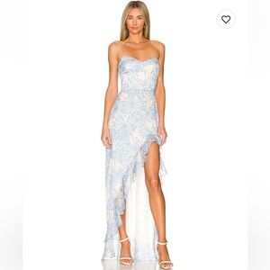 Amanda Uprichard X Revolve Eden gown in Wish Print. New with tags. Size Medium